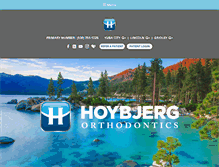 Tablet Screenshot of hoybjergortho.com
